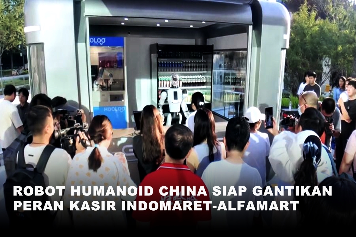 Nasib Pegawai Minimarket di Ujung Tanduk? Robot Humanoid China Siap Gantikan Peran Kasir Indomaret Alfamart!