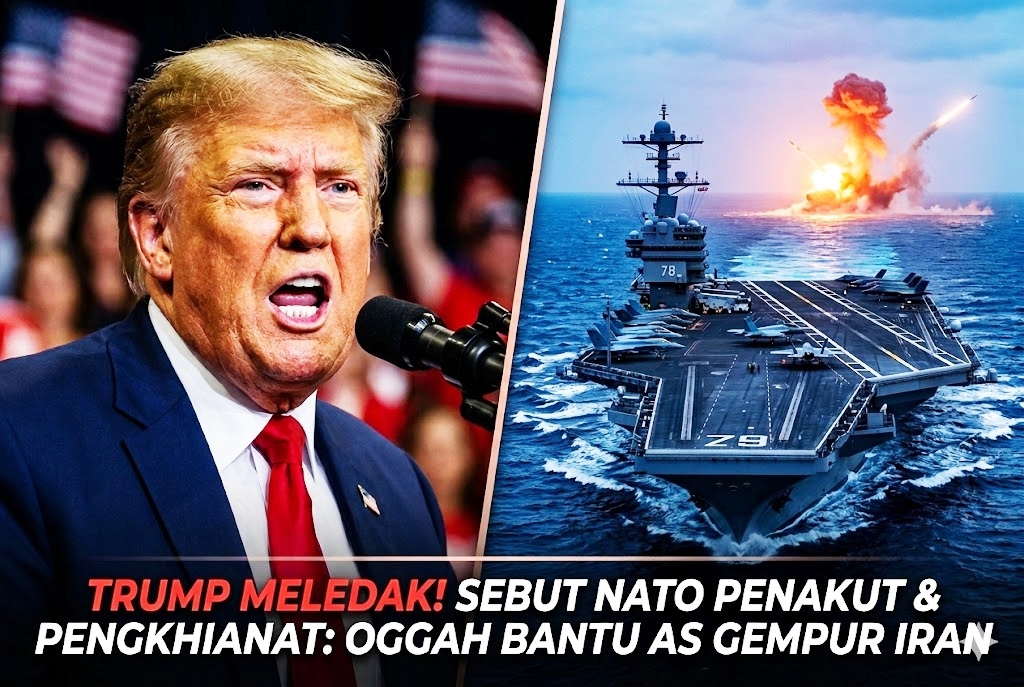 Trump Meledak! Sebut NATO Penakut dan 'Pengkhianat' Karena Ogah Bantu AS Gempur Iran