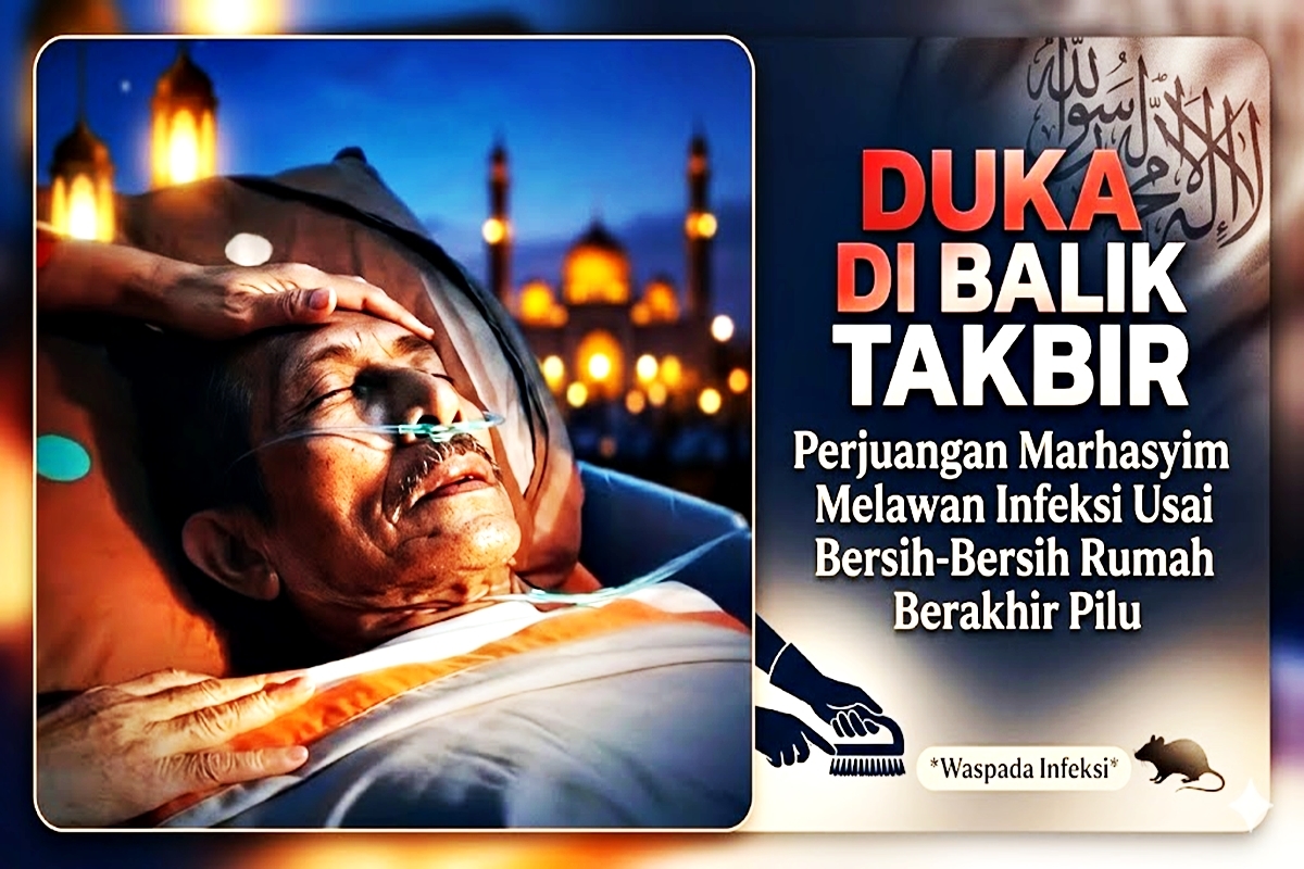 Duka di Balik Takbir: Perjuangan Marhasyim Melawan Infeksi Usai Bersih-Bersih Rumah Berakhir Pilu