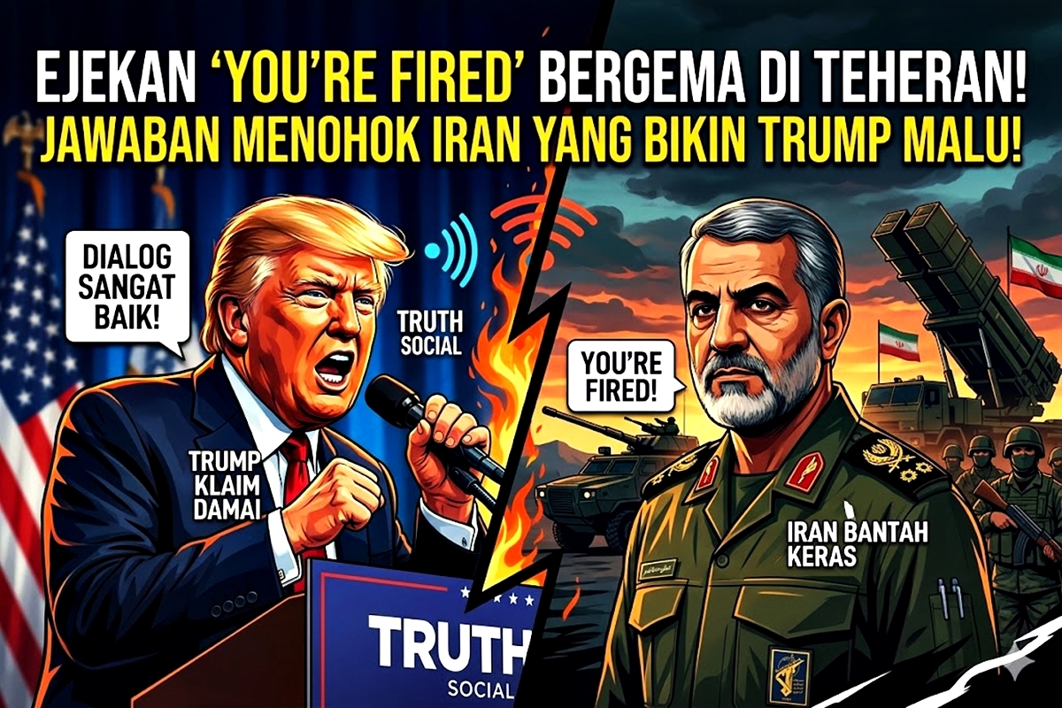 Ejekan 'You’re Fired' Bergema di Teheran: Jawaban Menohok Iran yang Bikin Trump Malu di Mata Dunia