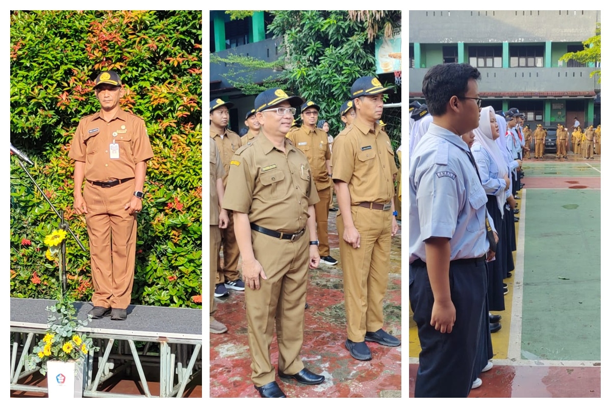 Serunya Silaturahmi dan Salam-salaman Hari Pertama Masuk Sekolah, Pesan Kepsek: 'Disiplin Kunci Kesuksesan' 