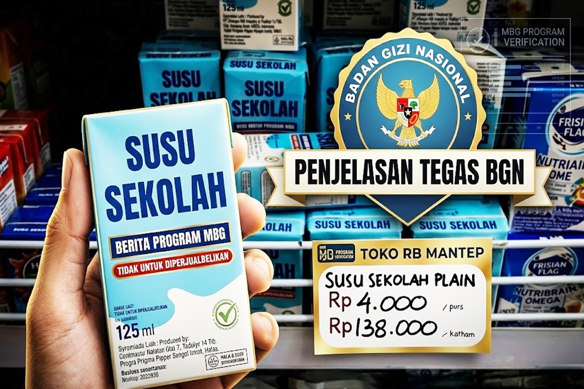 Kok Bisa? Susu Program Pemerintah Dijual Bebas di Supermarket, Begini Penjelasan Tegas BGN