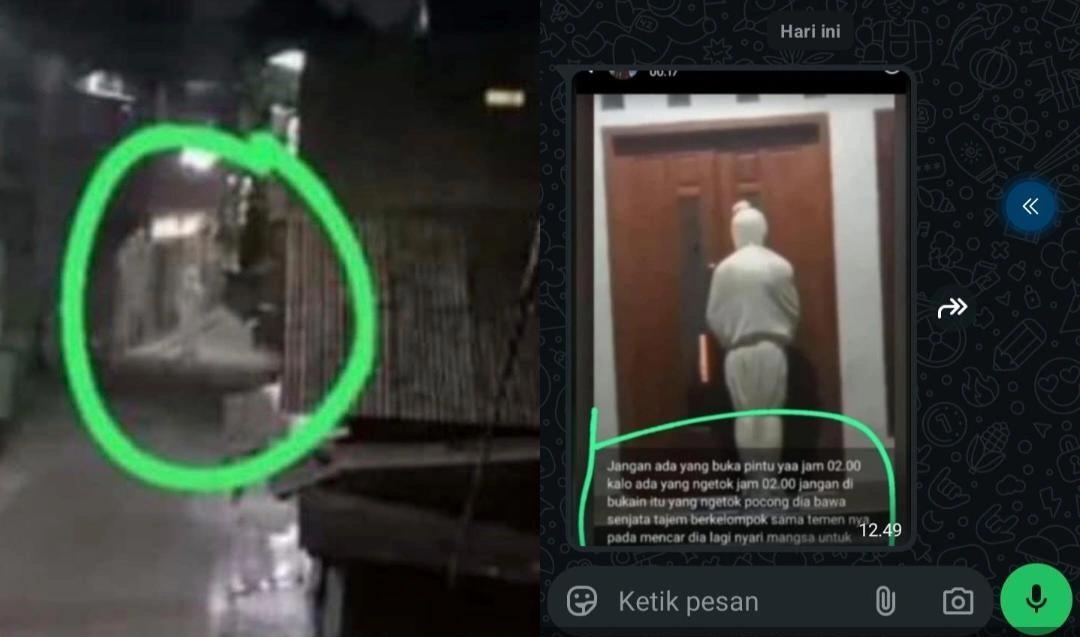 Viral Teror Pocong di Tangerang Resahkan Warga, Diduga Bawa Sajam dan Jadi Modus Begal