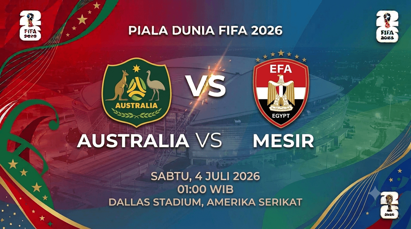 Prediksi Skor Australia vs Mesir: Duel Ketat Dua Kuda Hitam, Siapa Rebut Tiket ke 16 Besar?