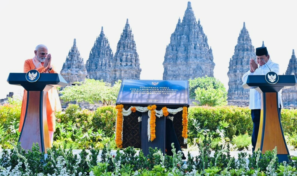 Narendra Modi Puji Kepemimpinan Prabowo, Yakin Restorasi Candi Prambanan Rampung Lebih Cepat