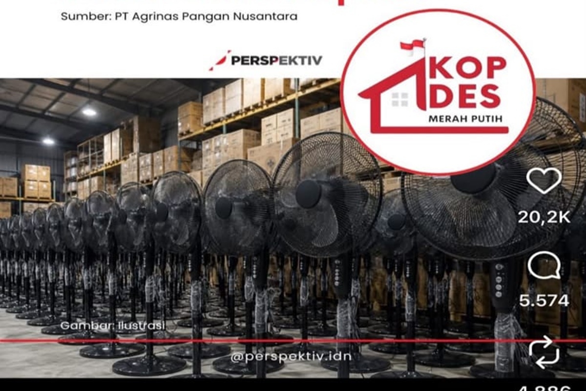 Bikin Geleng Kepala, Pengadaan Kipas Angin Koperasi Merah Putih Tembus Rp1,8 Triliun Jadi Sorotan Tajam!