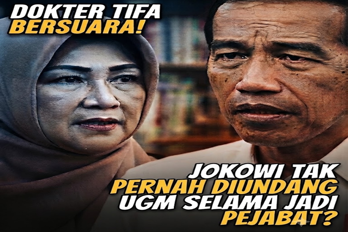 Dokter Tifa Kembali Lempar Isu Panas, Klaim Jokowi Tak Pernah Diundang UGM Selama Jadi Pejabat