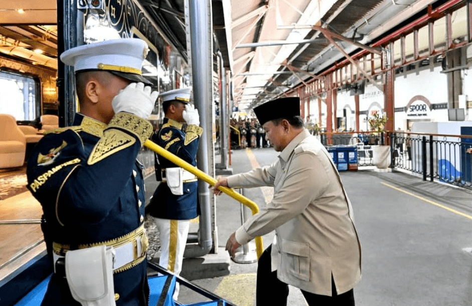 Prabowo Jajal KA Nusantara Explorer Usai Resmikan Stasiun Semarang Tawang, Ini Tujuan Perjalanannya