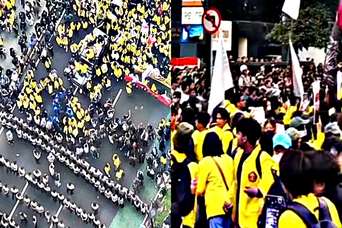 Nyaris Ricuh! 21 Penyusup Berbawa Molotov Ditangkap Polisi Sebelum Demo Mahasiswa Meledak
