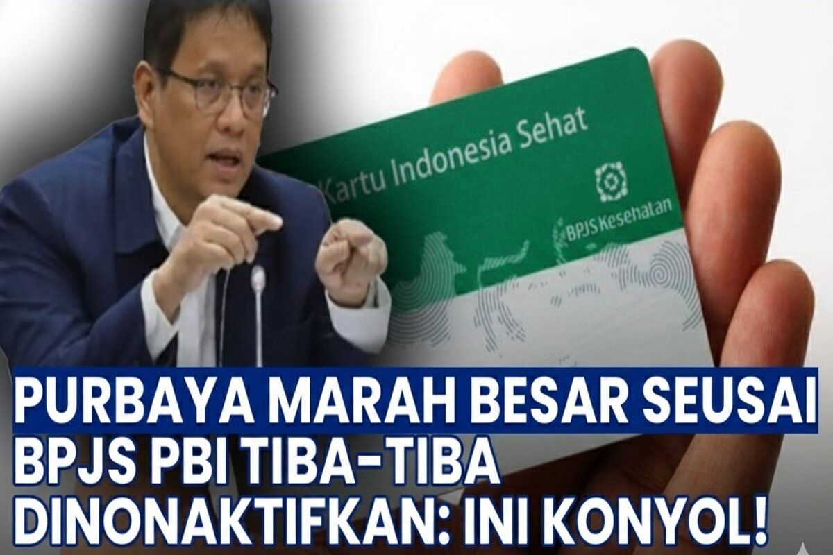'Konyol!' Menkeu Purbaya Yudhi Ngamuk BPJS PBI Mendadak Nonaktif, Bagaimana Rakyat Kecil?