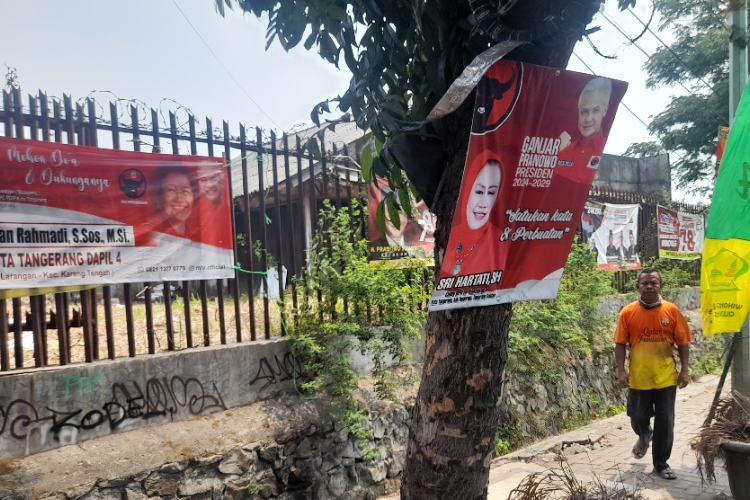 Bawaslu Lebak Mengaku Risih dengan APK yang Berseliweran di Kota Rangkasbitung 