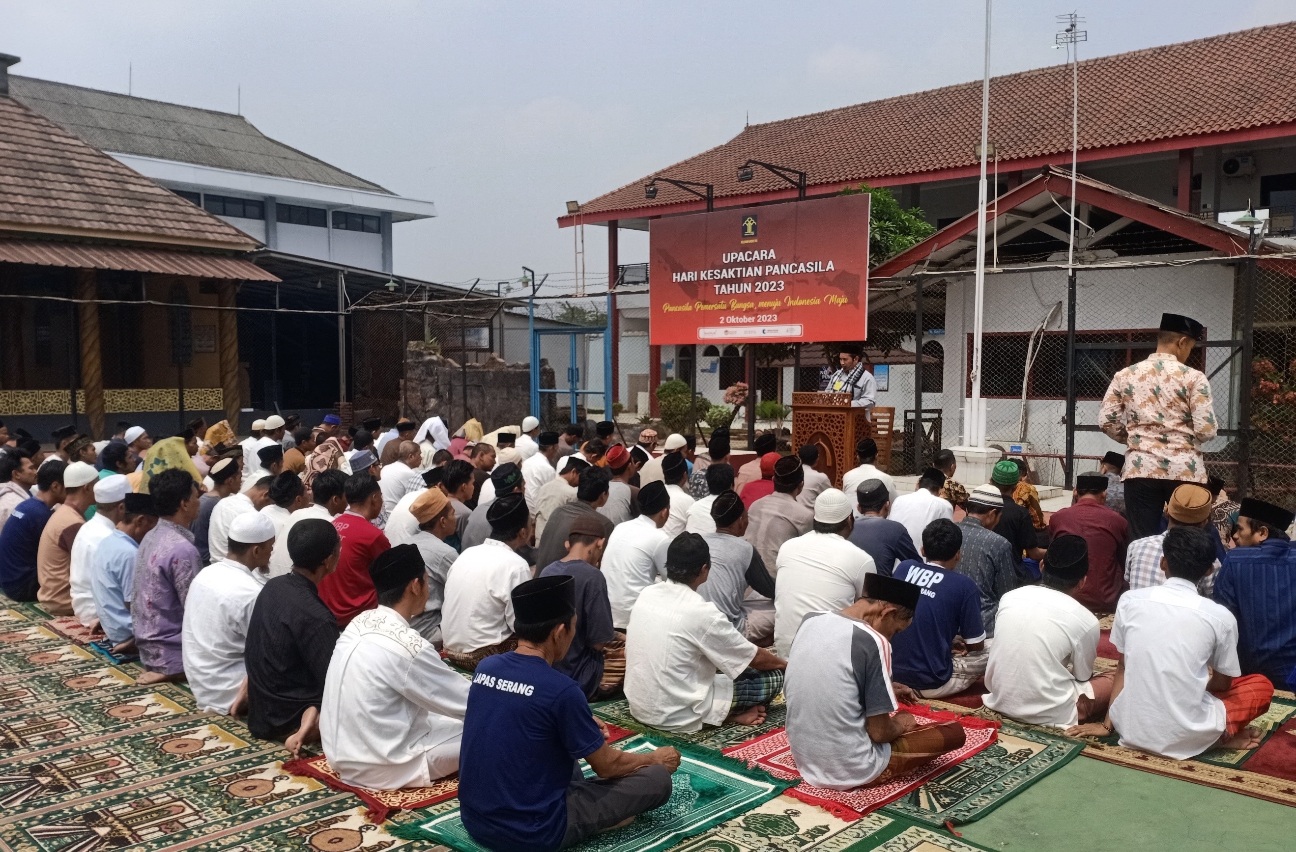 Diterpa Kemarau Panjang, Narapidana dan Petugas Lapas Kelas llA Serang Gelar Shalat Istisqa
