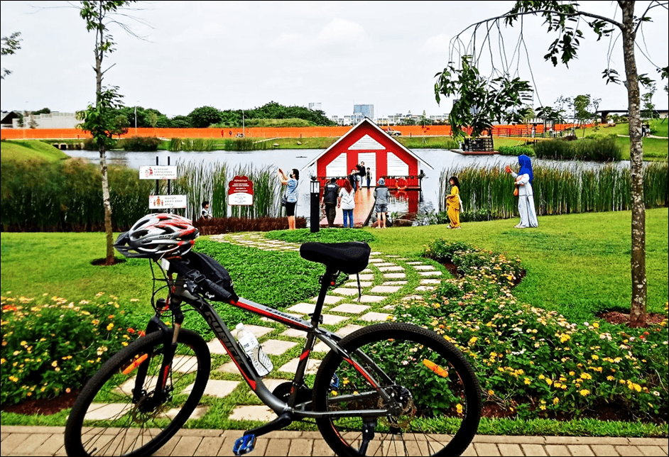 Yuk! Tengok Destinasi Wisata Gratis Danau Melody Serpong, Auranya Serasa Di Switzerland, Instagramable Banget