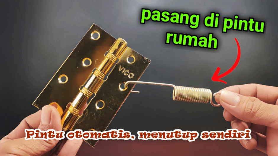 Ide Cerdas dan Kreatif: Luar Biasa! Cara Membuat Pintu Otomatis Menutup Sendiri