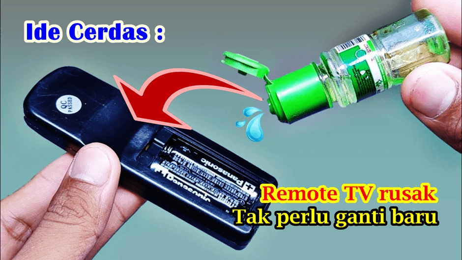 Ide Cerdas: Tak Perlu Ganti Baru ! Remote TV Rusak, Sangat Mudah Diperbaiki