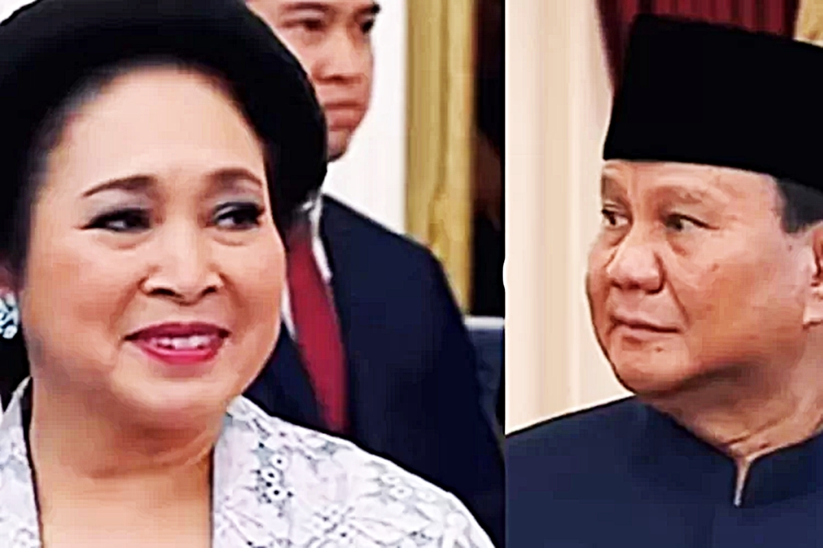 Momen Prabowo Subianto dan Titiek Soeharto Saling Curi Pandang, Ada Isyarat Rujuk ?