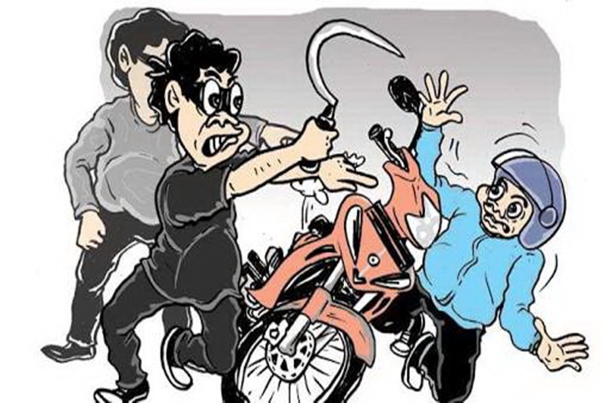 KEJAM! Ojol Muda di Pakuhaji Dikalungi Parang, Motor Raib Dibegal 4 Pelaku Dini Hari