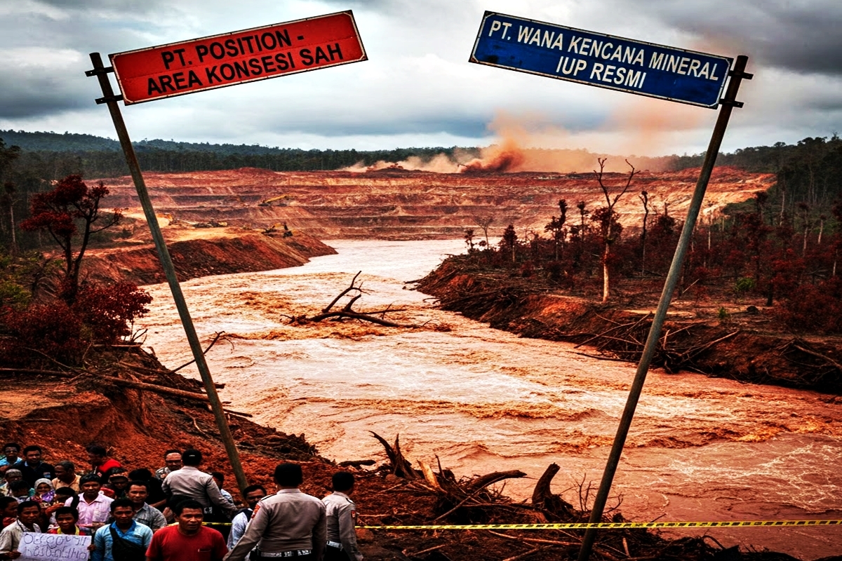 Benang Kusut Tambang Nikel Maluku Utara: Tumpang Tindih Izin, Manipulasi Tapal Batas, dan Perang Korporasi