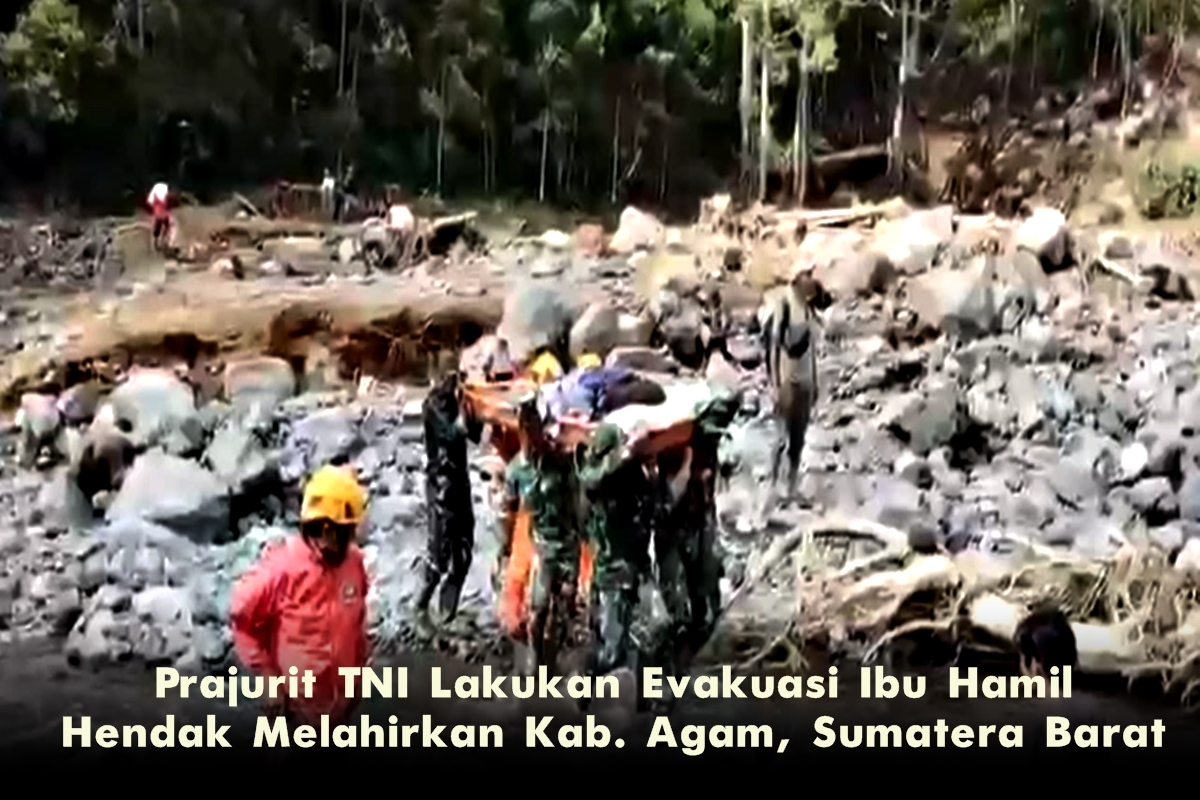 Perjuangan Nyawa di Balik Puing Malalak: Drama Prajurit TNI Tandu Ibu Hamil Terjang Banjir dan Longsor