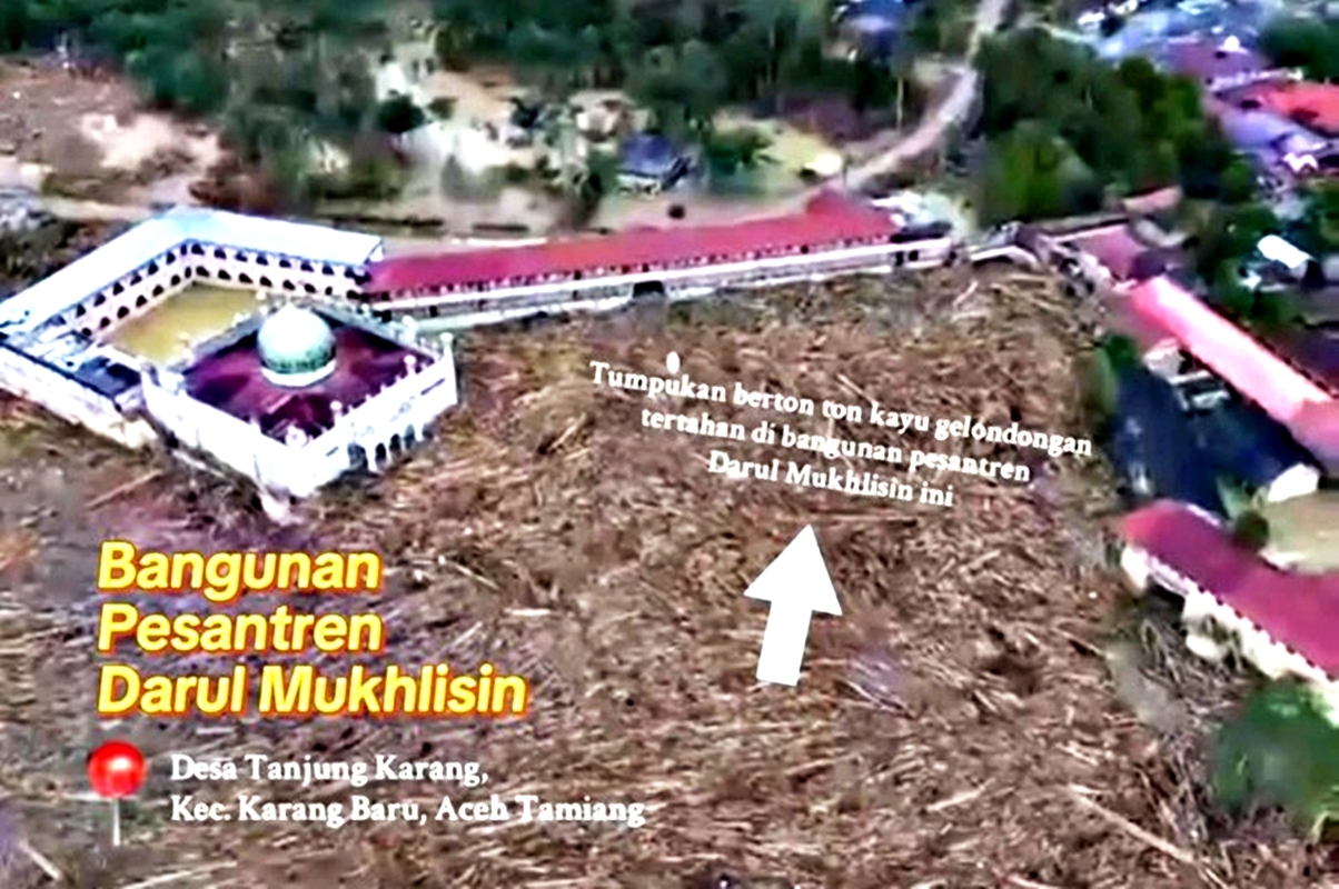 Keajaiban di Balik Tragedi Aceh Tamiang: Pesantren Darul Mukhlisin, Sang ‘Benteng’ Penahan Jutaan Kayu Gelondongan
