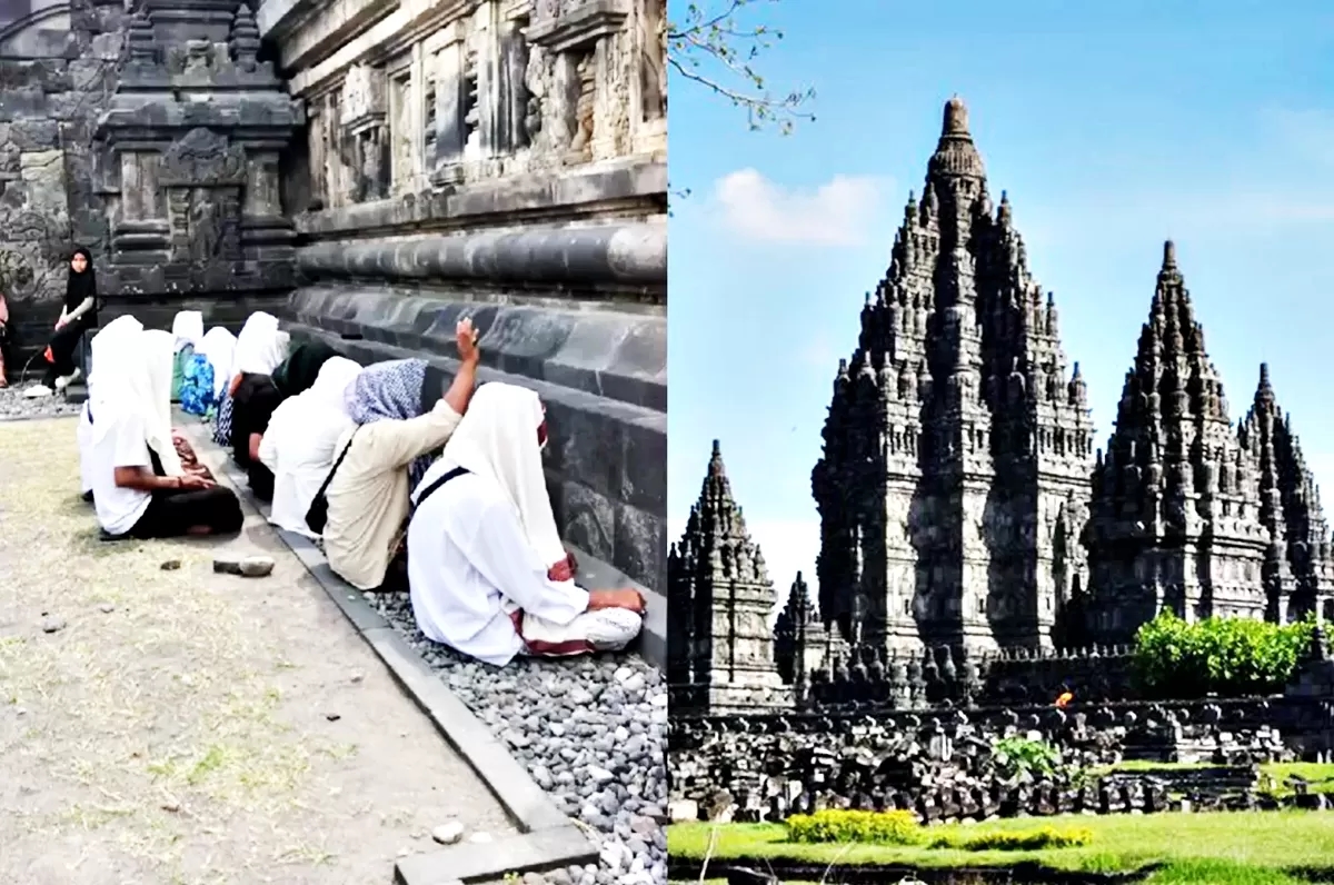 Viral Video Ritual di Prambanan: Mengapa Aksi Zikir Kelompok Baju Putih Ini Picu Ketegangan?