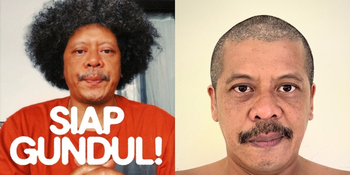 Rela Gundulin Rambut Kribo, Eddi Brokoli Galang Solidaritas untuk Korban Bencana Sumatera