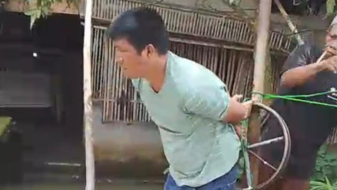 Terpergok saat Curi Motor, Pelaku Curanmor di Tangerang Diamuk Massa