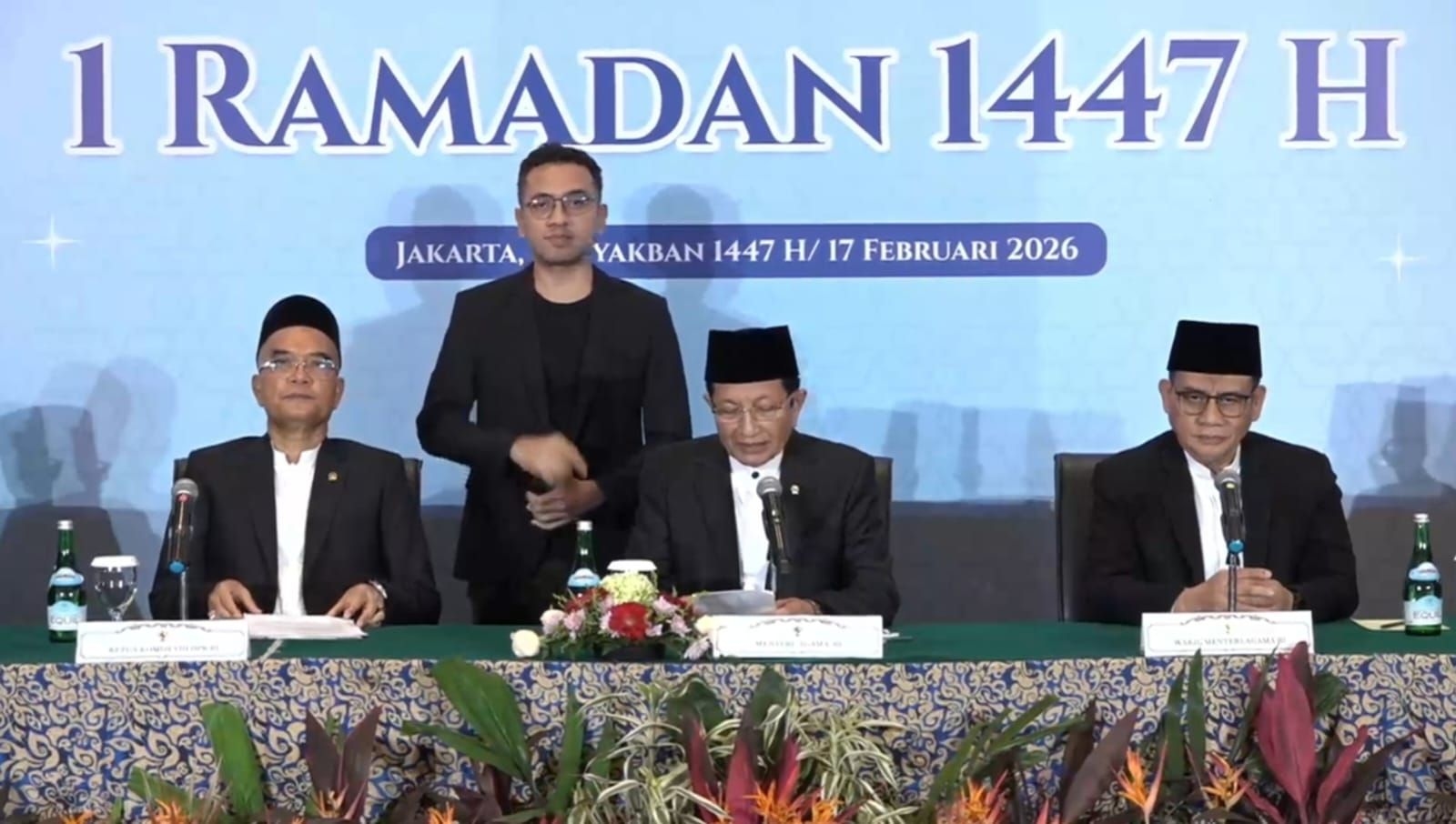 Hilal Tidak Terlihat, Pemerintah Resmi Menetapkan Awal Puasa Ramadhan 1447 H jatuh Hari Kamis 19 Februari 2026