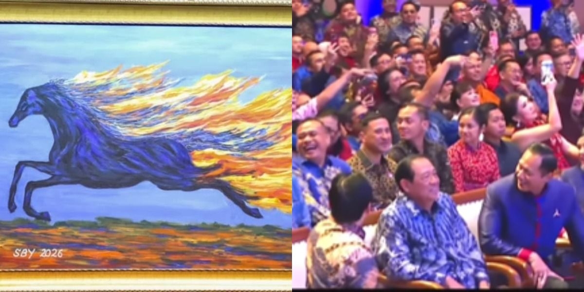 Tembus Rp6,5 Miliar! Simak Cerita SBY soal Lukisan 'Kuda Api' yang Viral Dibeli Orang Terkaya ke-2 RI