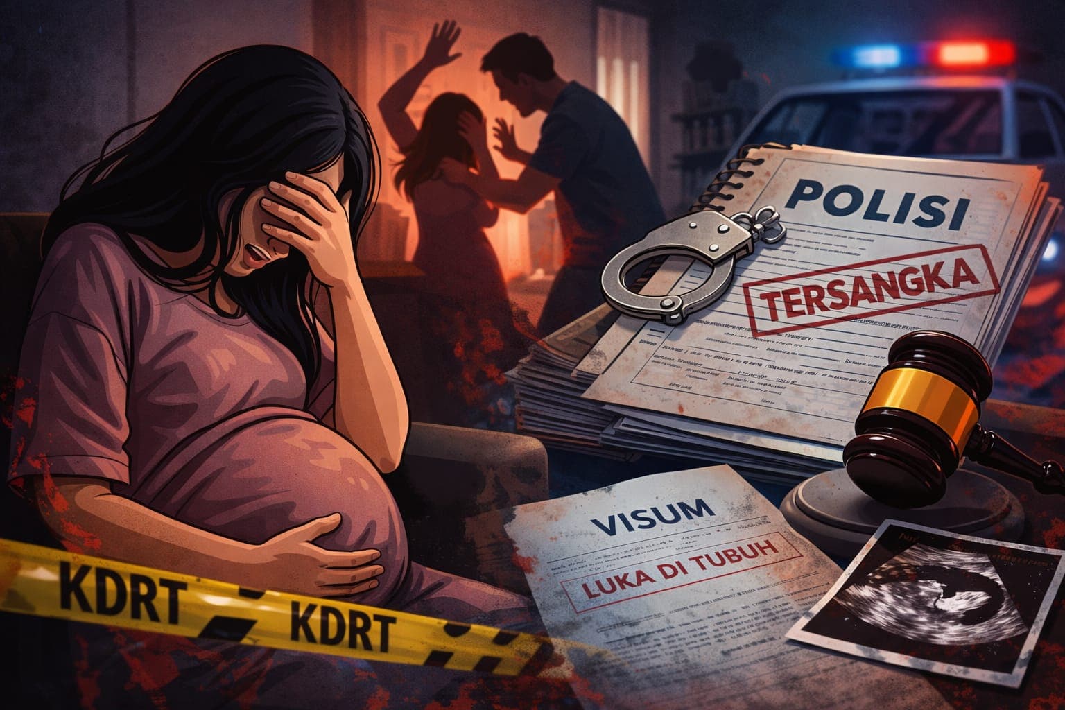 Ibu Hamil 7 Bulan Jadi Tersangka Kasus KDRT di Tangsel, Padahal Sudah Punya Bukti Visum