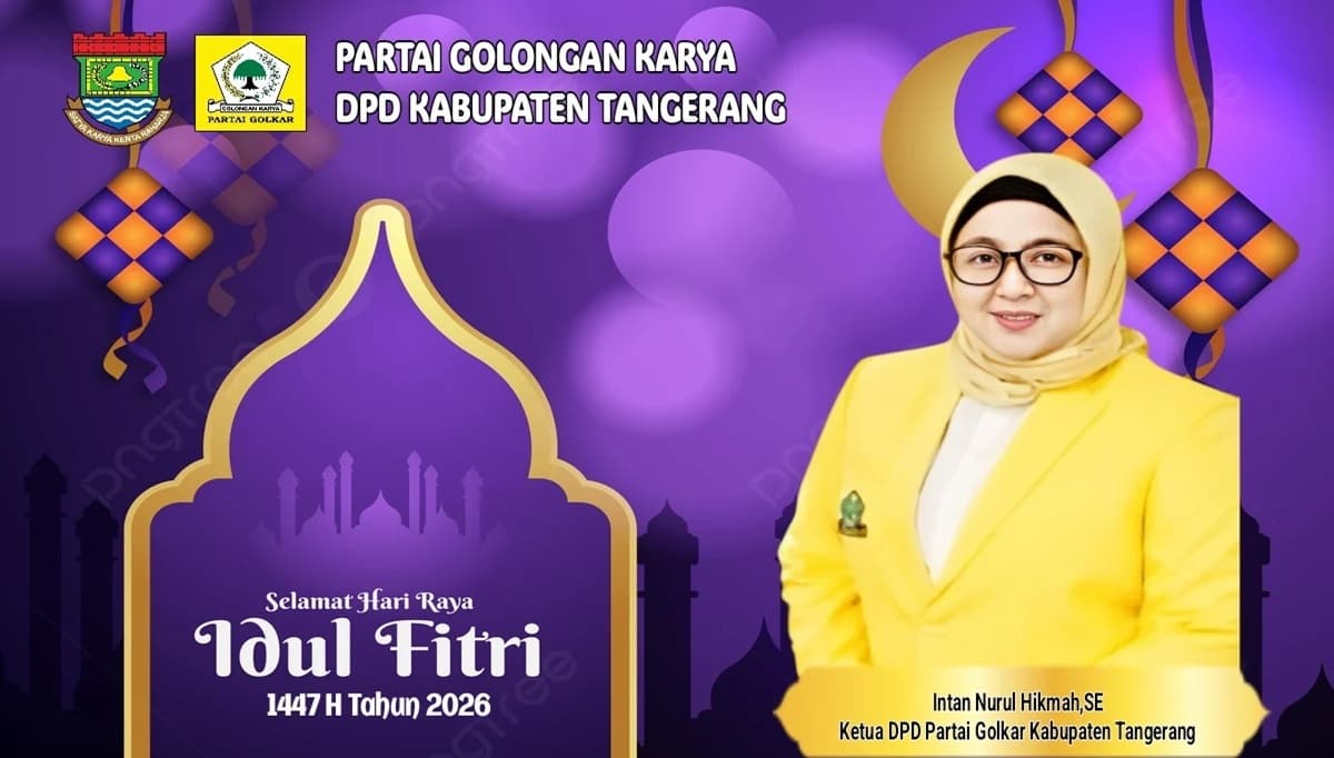 Intan Nurul Hikmah, SE, Ketua DPD Partai Golkar Kabupaten Tangerang