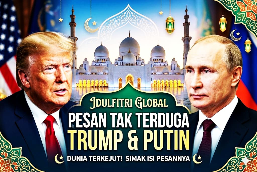 Dunia Terkejut! Pesan Tak Terduga Trump dan Putin untuk Umat Islam di Hari Idulfitri