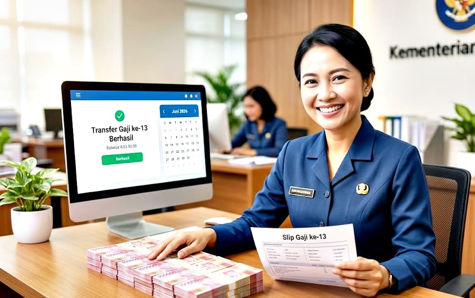 ASYIK, Pemerintah Ketok Palu! Ini Jadwal Pencairan Gaji ke-13 PNS, TNI, Polri & Pensiunan 2026