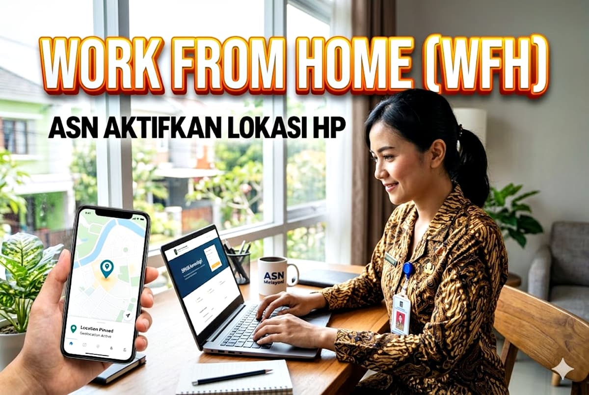 Bisa Terlacak! Ada Daftar ASN yang ‘Haram’, Ini Cara Pemerintah Pastikan ASN WFH Benar-benar Berada di Rumah