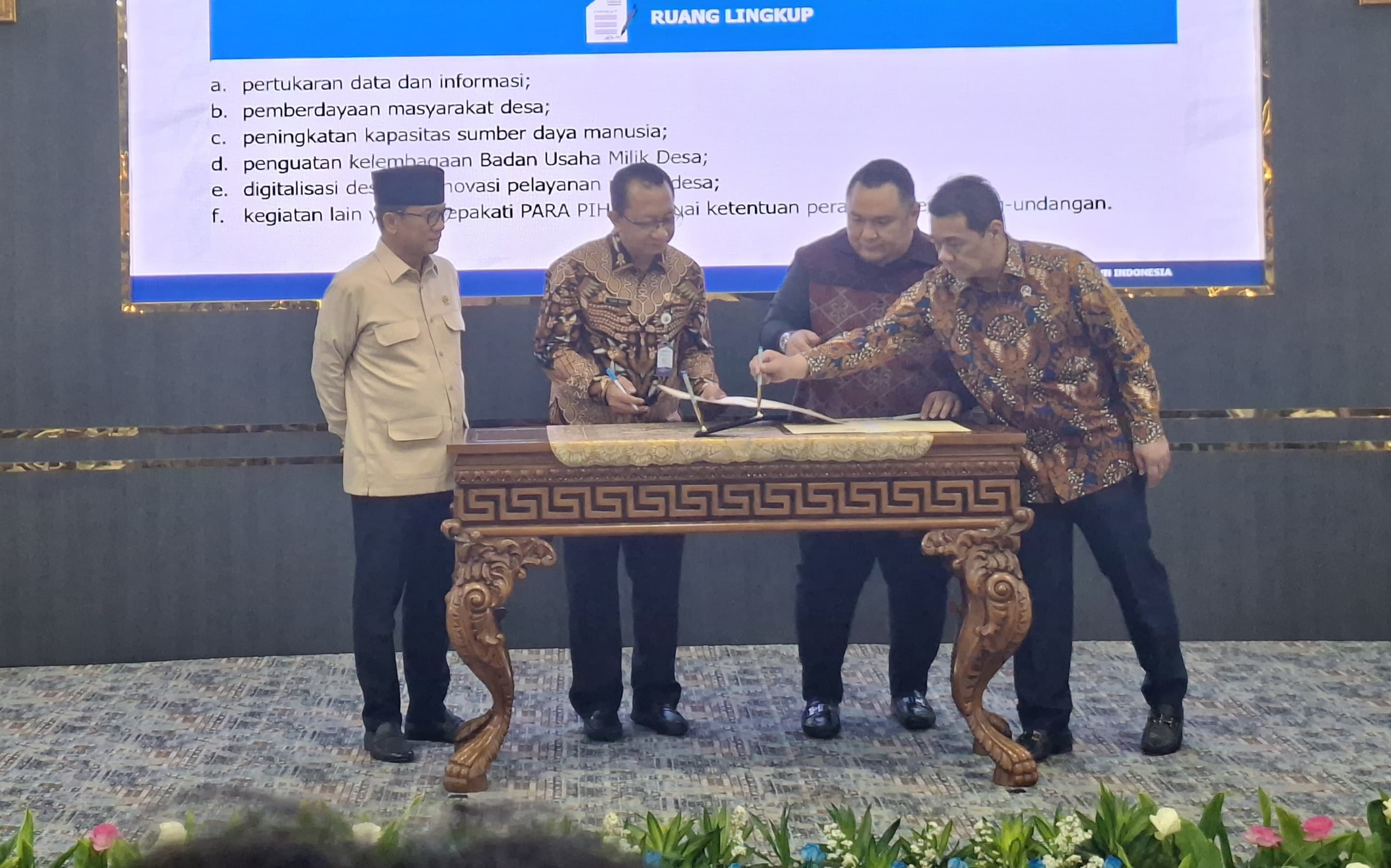 Kemendes Gandeng Barisan 8 Center Percepat Pembangunan Desa, Targetkan 5.000 Desa Ekspor