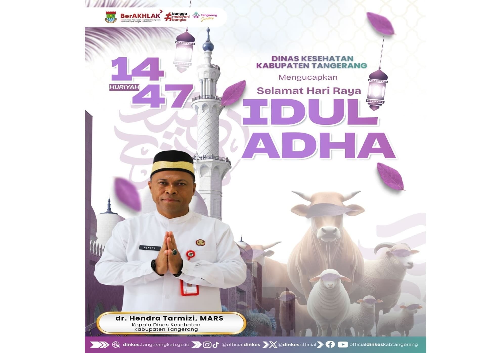 dr. Hendra Tarmizi MARS Kepala Dinas Kesehatan Kabupaten Tangerang (foto: dinkes_kabupaten tangerang)