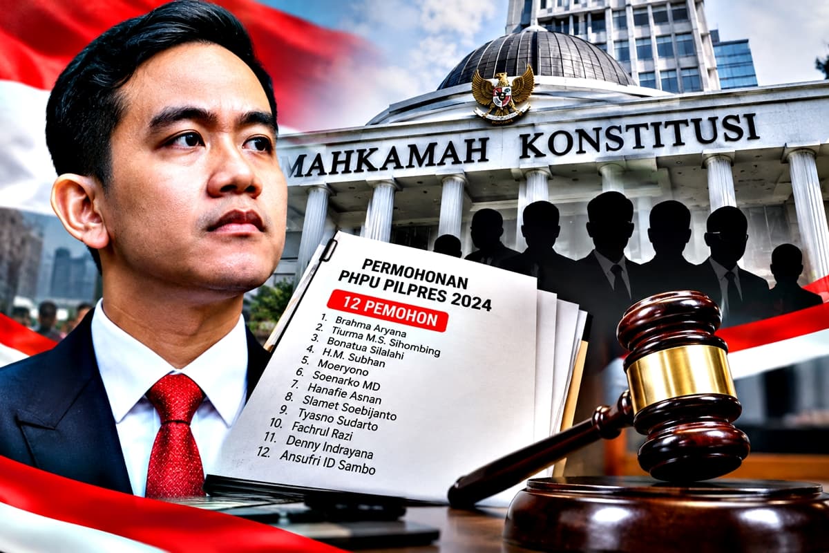 Babak Baru! Syarat Pencalonan Gibran Dipersoalkan Lagi, 12 Pemohon Masuk MK