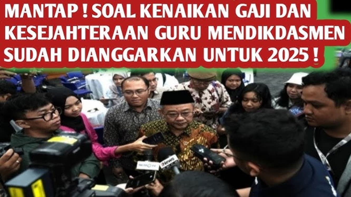 Mendikdasmen Janjikan Kenaikan Gaji Guru SD dan SMP pada 2025