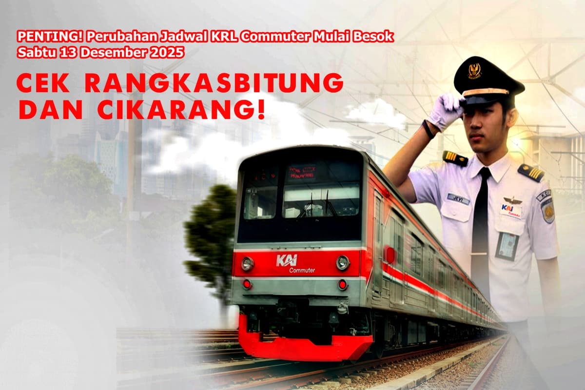 PENTING! Perubahan Jadwal KRL Commuter Mulai Besok, Sabtu: Cek Rangkasbitung & Cikarang Sekarang!