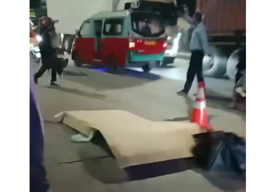 Insiden Laka Lantas di Jalan Raya Jatiuwung Kota Tangerang, Sebabkan Korban Pengendara Motor Tewas Ditempat