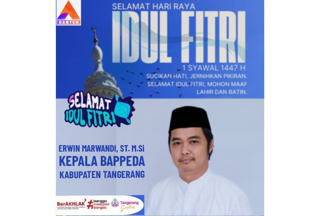 Erwin Marwandi ST, M.Si Kepala BAPPEDA Kabupaten Tangerang