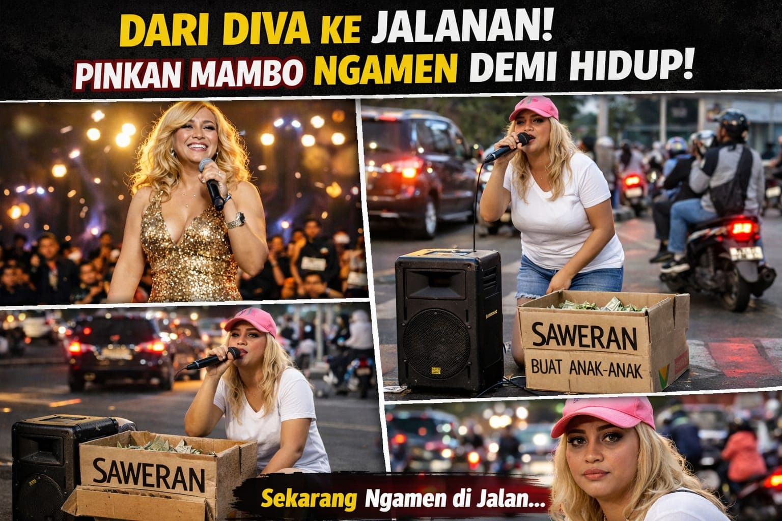 Tak Gengsi Turun ke Jalan: Pelajaran Hidup dari Pinkan Mambo yang Viral di Live TikTok