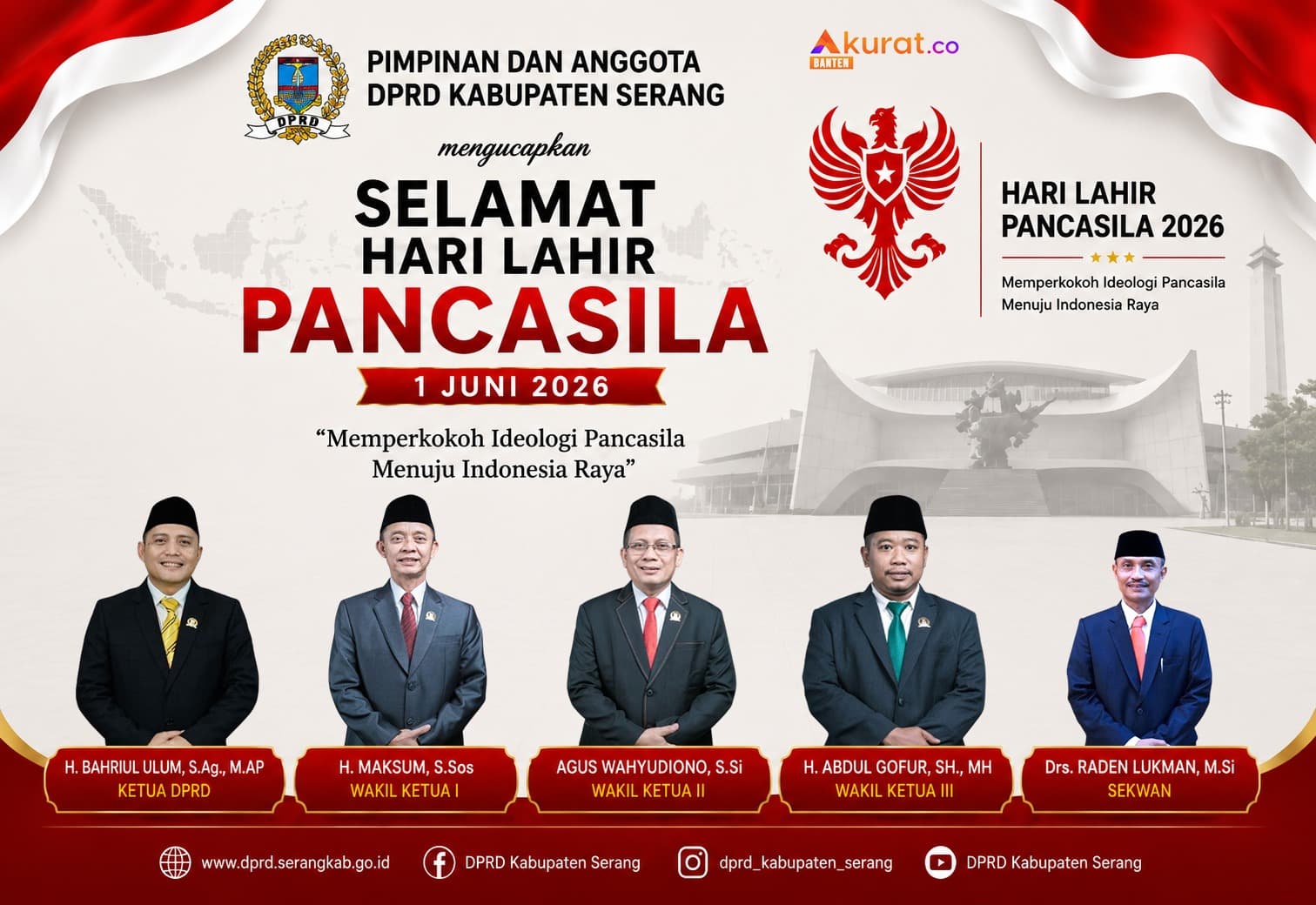 Jajaran DPRD Kabupaten Serang