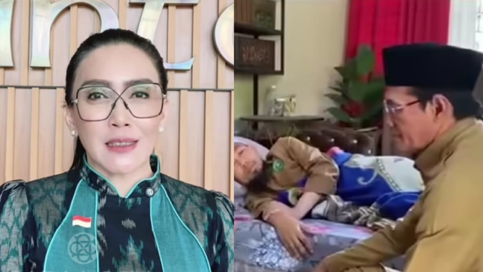 Rieke Diah Pitaloka Unggah Video Wabup Lombok Tengah Jenguk Tersangka Kasus Pembakaran Santri
