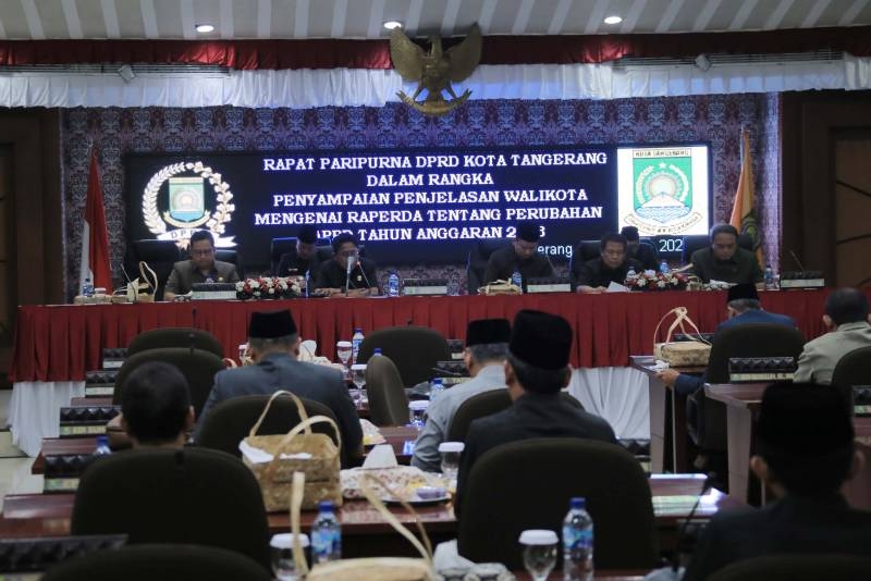 Raperda Perubahan APBD T.A 2023 Pemkot Tangerang Tambah Anggaran Bidang Pendidikan dan Kesehatan