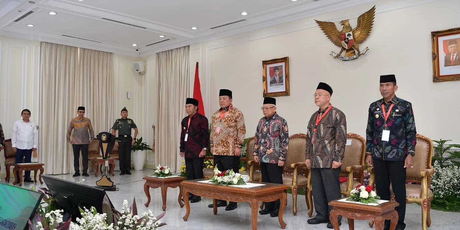 Pesan Wakil Presiden K.H. Ma’ruf Amin Dalam Pengukuhan KDEKS di Lima Provinsi