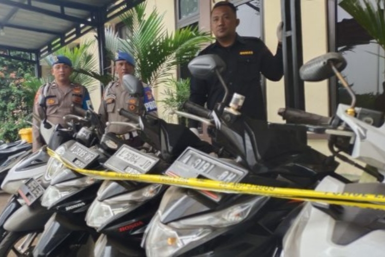 Seorang Penadah Ditangkap, Polisi Amankan 22 Motor Curian