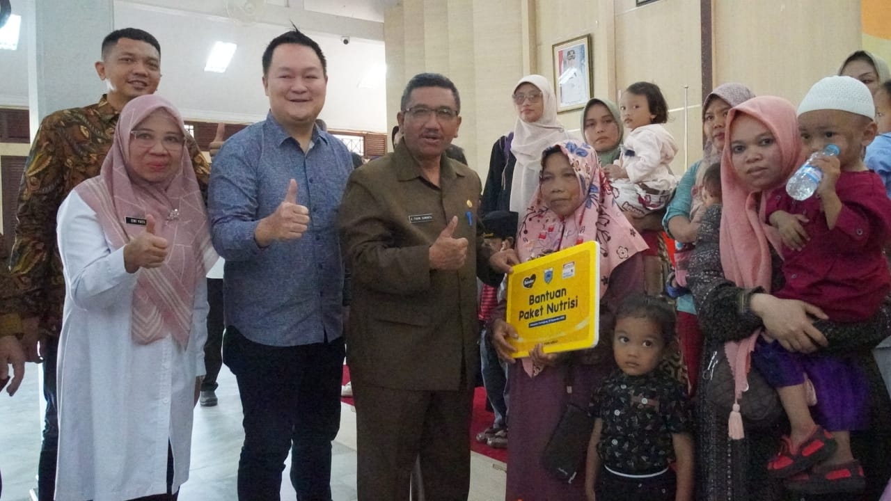 250 Balita Stunting di Pandeglang Dapat Nutrisi Tambahan dari Indomaret
