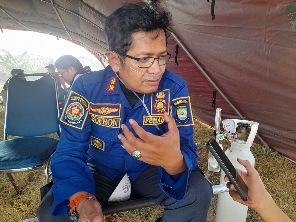 Para Pejabat Kota Tangerang Tumbang Atasi Kebakaran TPA Rawa Kucing