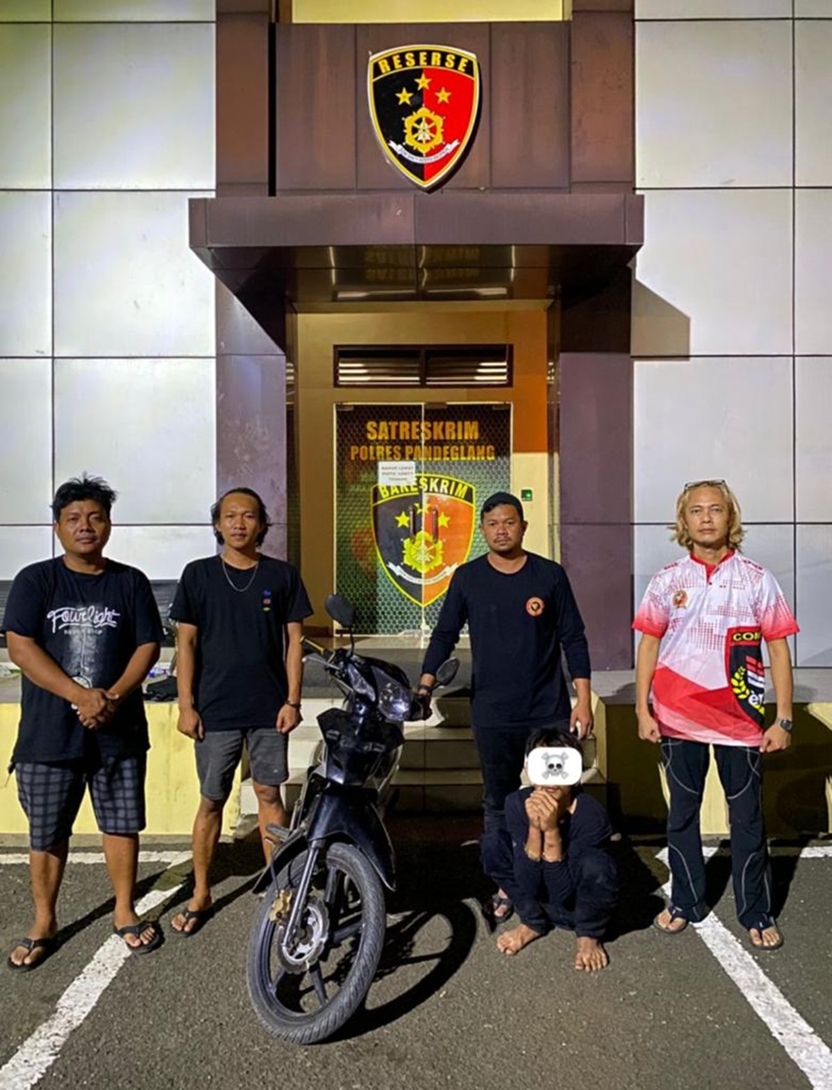 Polres Pandeglang Bekuk Pelaku Curanmor